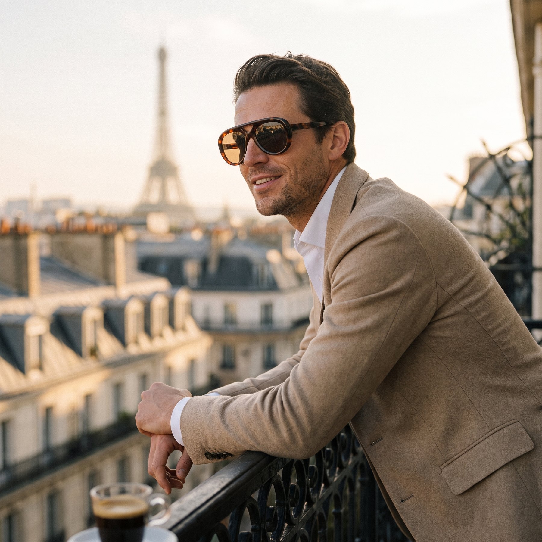 Paris — Stadtauftritt, die Sonnenbrille als Signatur.